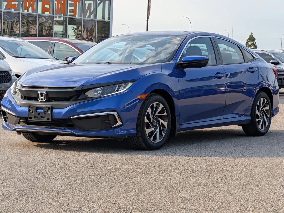 Used 2020 Blue Honda EX - - FWD - Sunroof - Heated Seats - Adaptive Cruise Control & More! image 4
