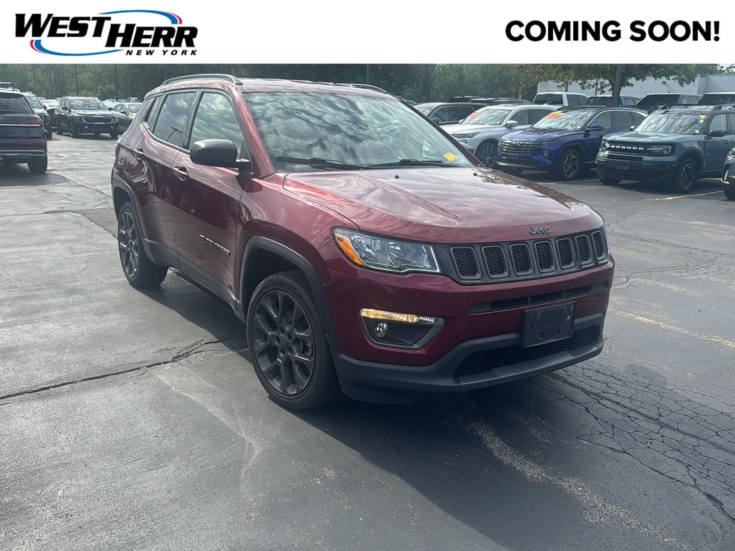 Used 2021 Velvet Red Pearlcoat Jeep 80th Anniversary image 1