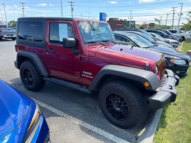 Used 2013 Deep Cherry Red Crystal Jeep Sport image 18