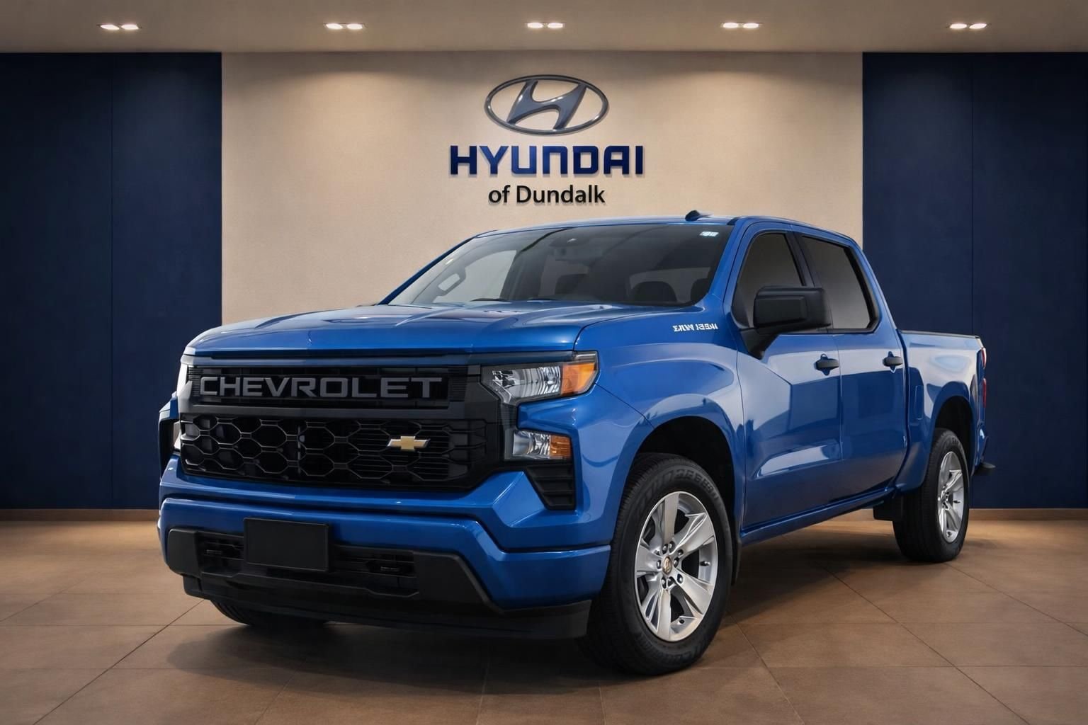 Used 2024 Blue Chevrolet Custom image 1