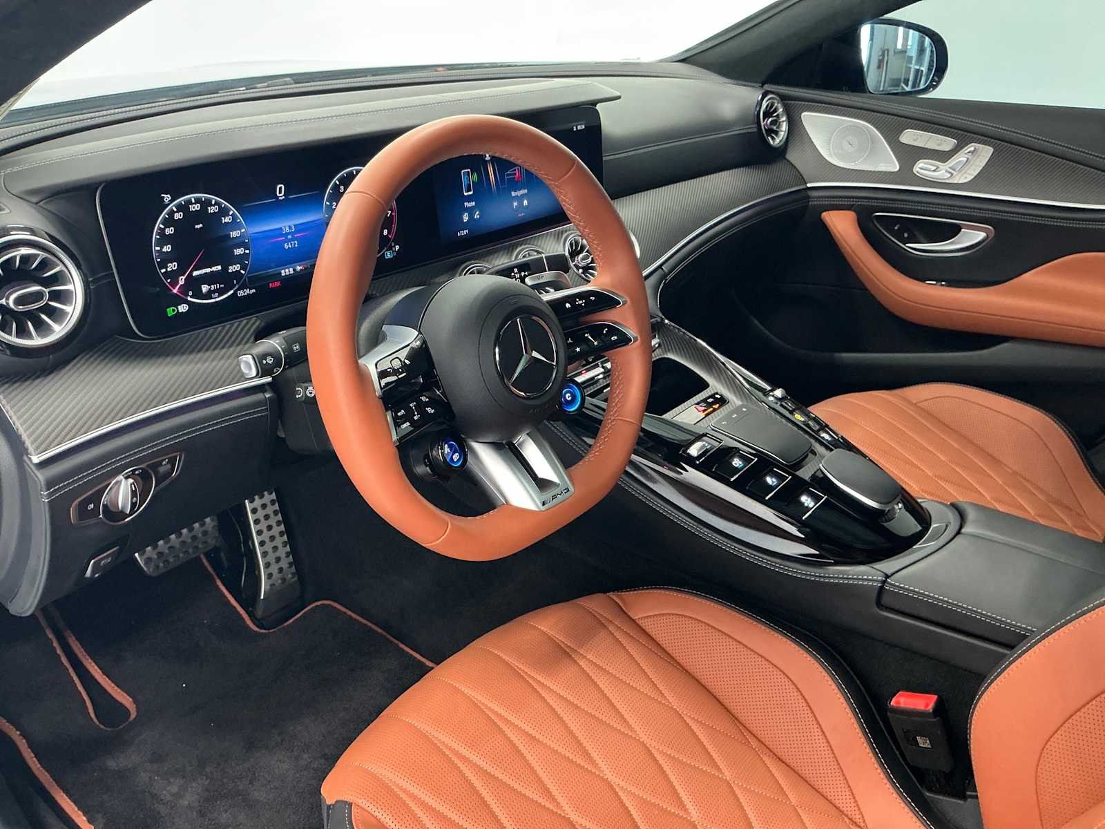 Certified Used 2024 MANUFAKTUR Côte dAzur Light Blue Metallic Mercedes-Benz AMG® GT 53 image 14