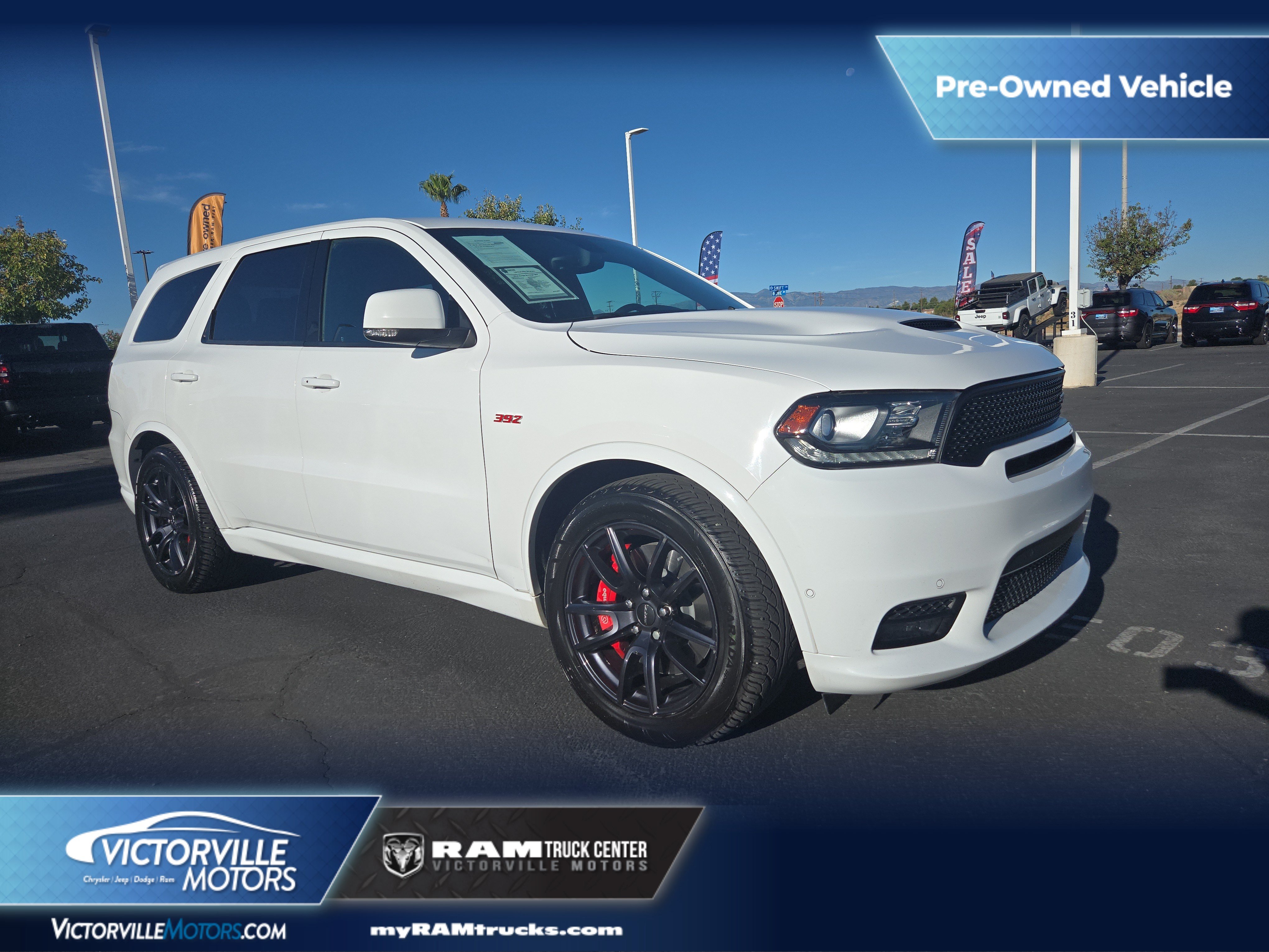White 2018 Dodge Durango SUV / Crossover All-Wheel Drive 8-Speed Automatic