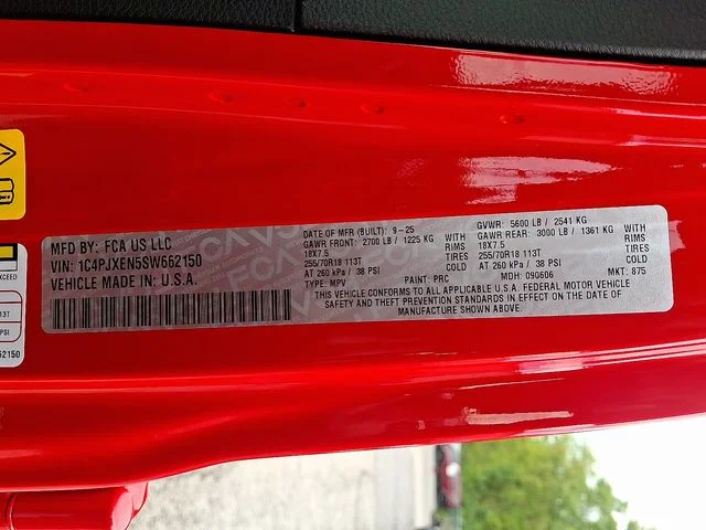 New 2025 Red Jeep Sahara image 21