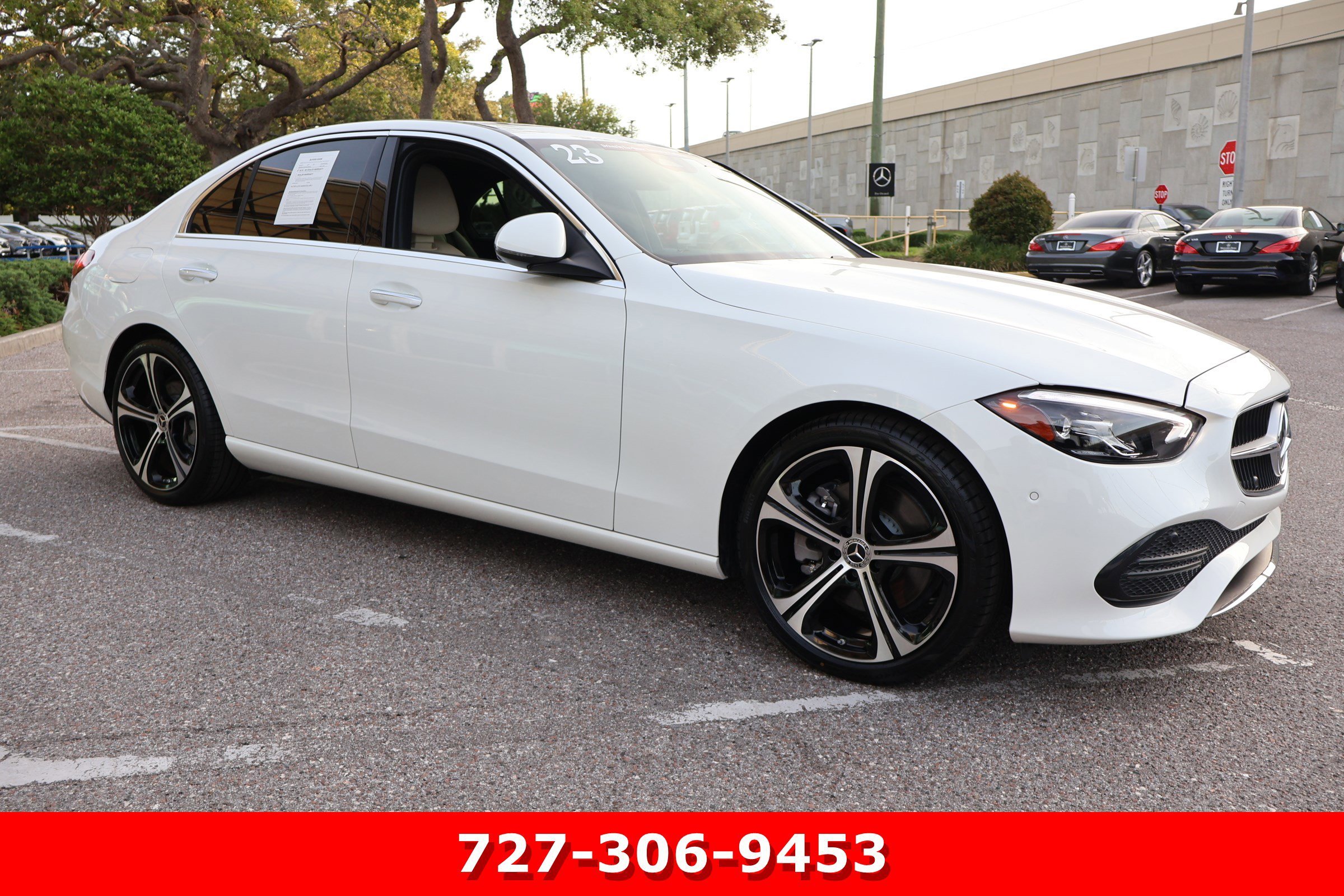 Certified Used 2023 Polar White Mercedes-Benz C 300 image 12