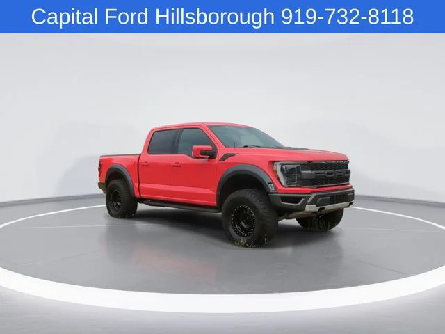 Used 2022 Orange Ford Raptor image 2