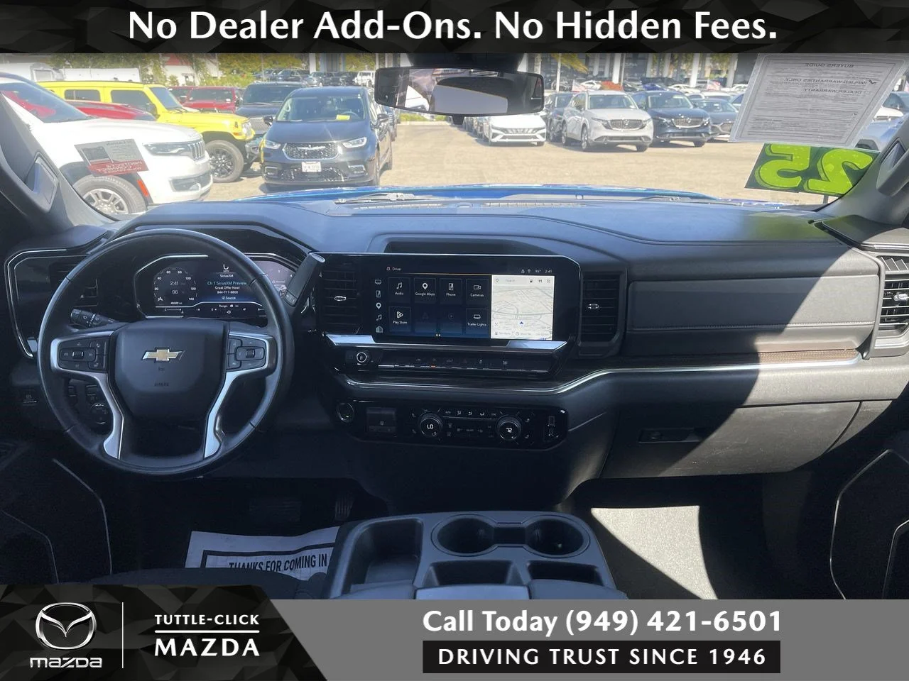 Used 2025 Riptide Blue Metallic Chevrolet LT image 2