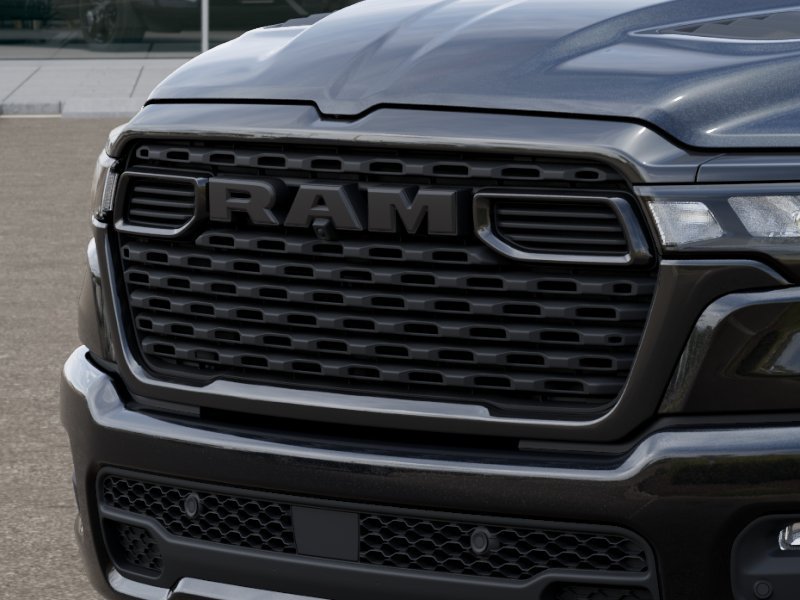 New 2026 Diamond Black Crystal Pearl-Coat Exterior Paint RAM Express Crew Cab 4x4 5
