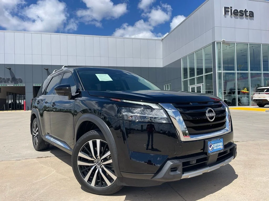 Certified Used 2024 Black Nissan Platinum image 1