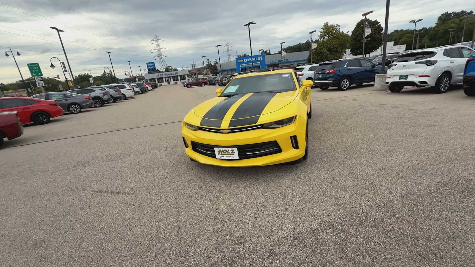 Used 2017 BRIGHT YELLOW Chevrolet 2LT image 3
