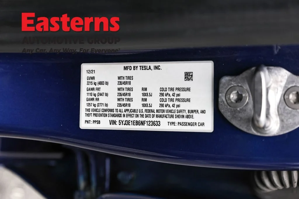 Used 2022 Blue Tesla Long Range image 33