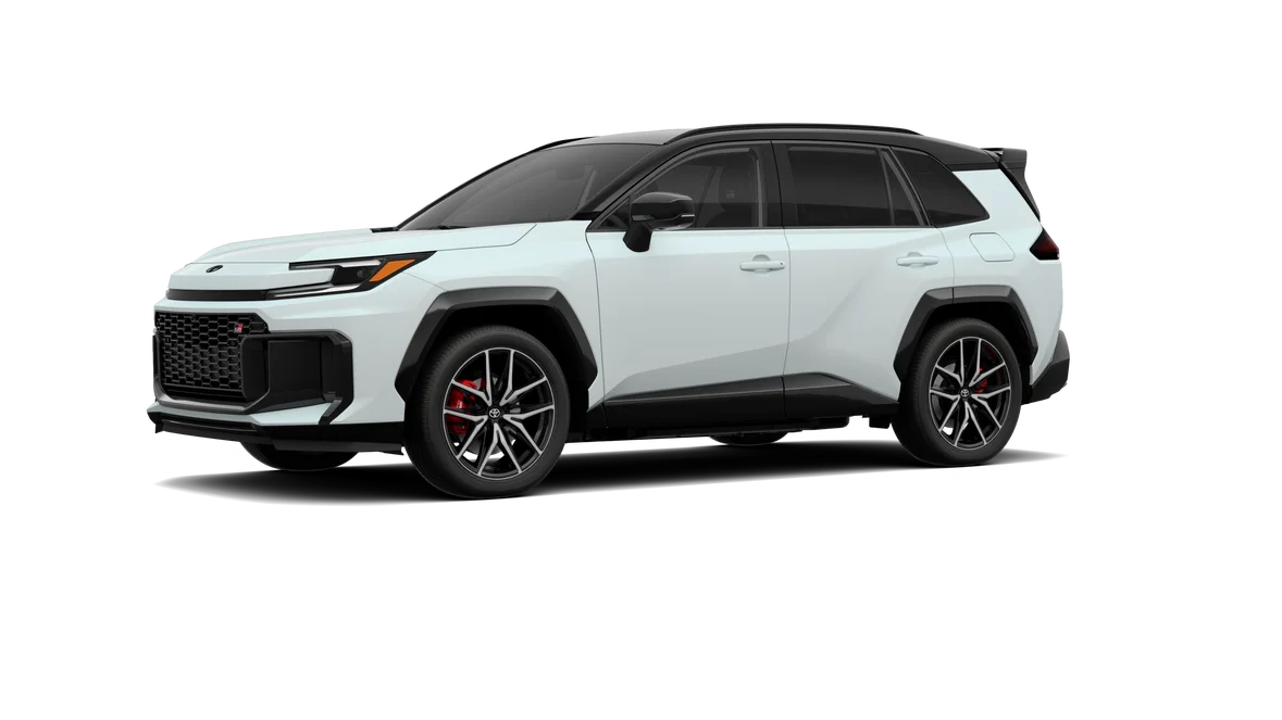 New 2026 Wind Chill Pearl with Midnight Black Metallic roof Toyota GR SPORT image 24
