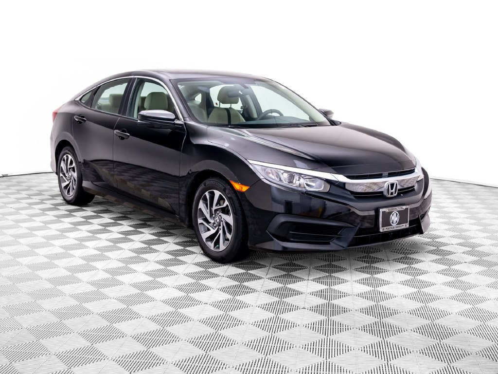 Certified Used 2017 Crystal Black Pearl Honda EX image 10