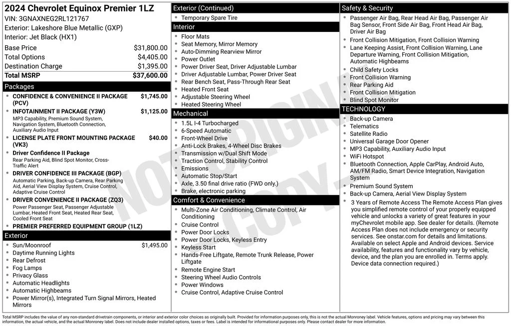Used 2024 Blue Chevrolet Premier image 45