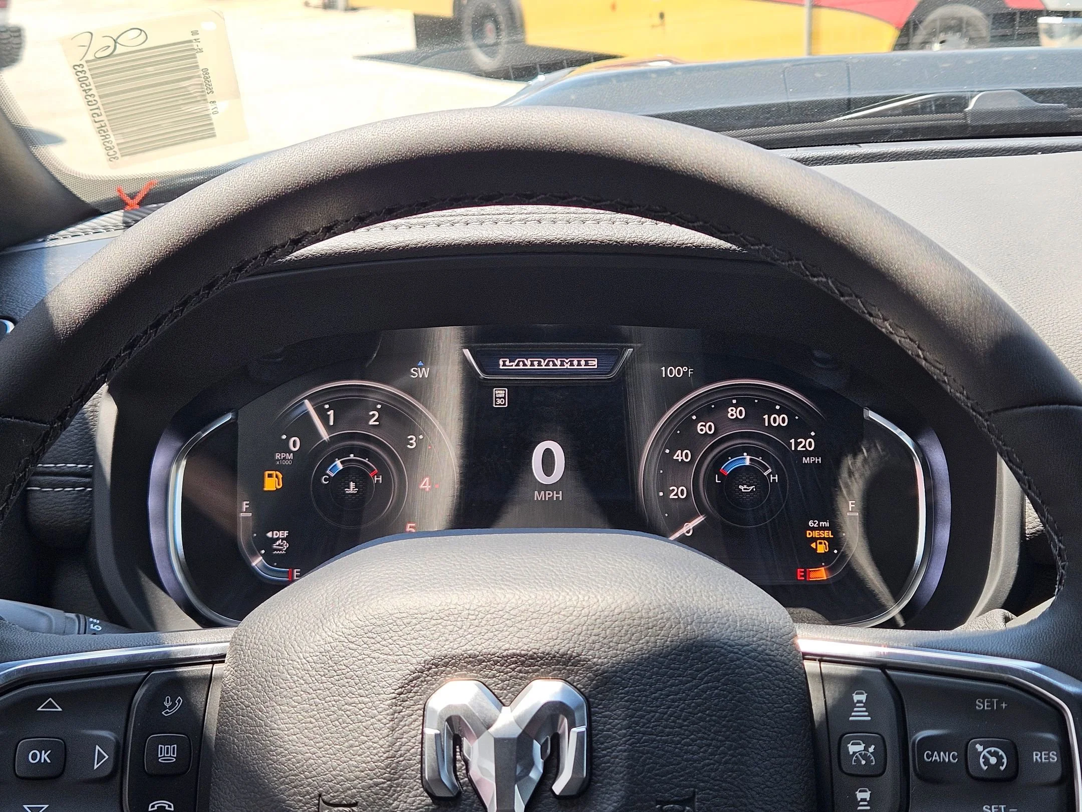 New 2026 Diamond Black Crystal Pearlcoat Ram Laramie image 14