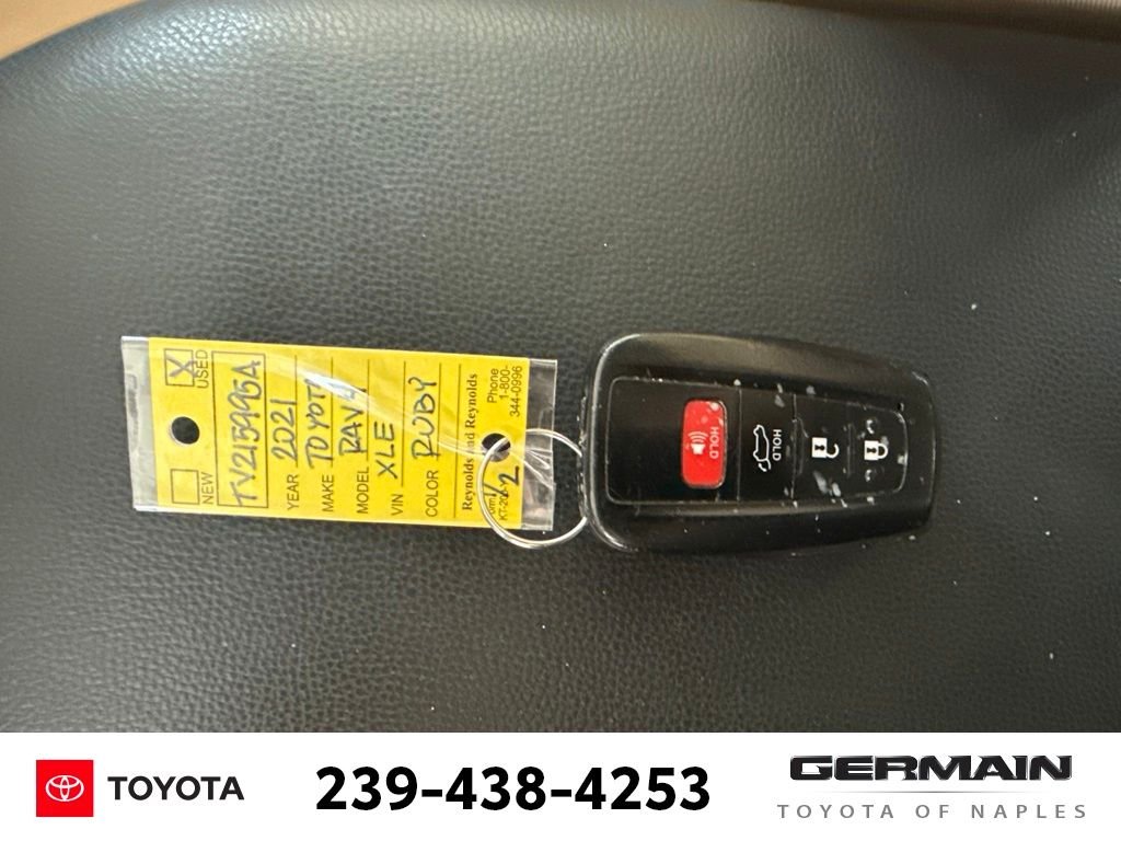 Used 2021 Red Toyota XLE image 22