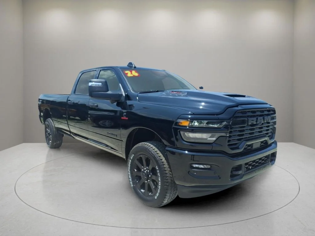 New 2026 Diamond Black Crystal Pearlcoat RAM Big Horn image 1