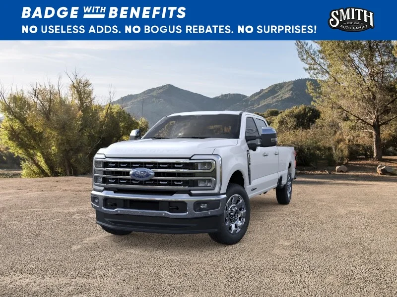 New 2026 Star White Metallic Tri-Coat Ford F-350® Lariat® image 3