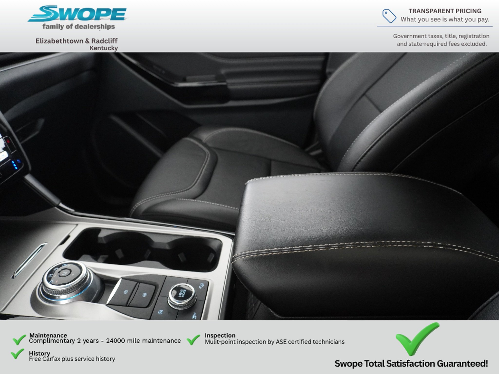 Used 2023 Star White Metallic Tri-Coat Ford ST image 26