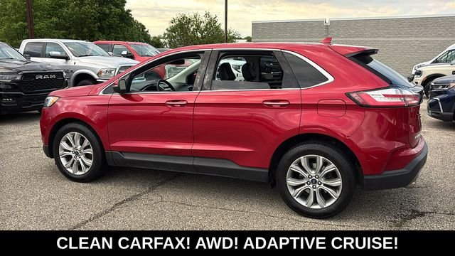 Used 2020 Rapid Red Metallic Tinted Clearcoat Ford Titanium image 5