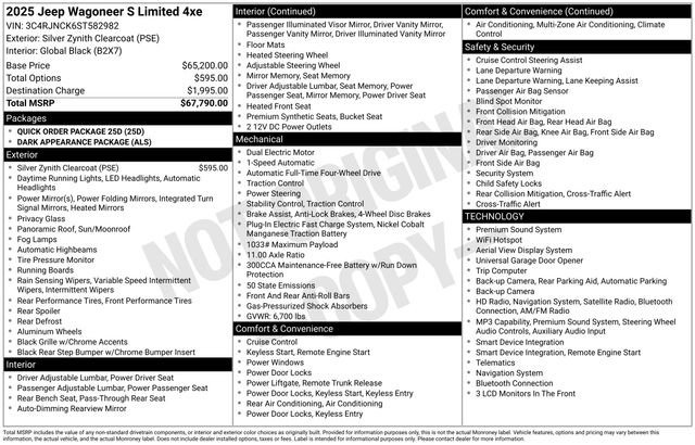 Used 2025 Silver Jeep Limited image 29