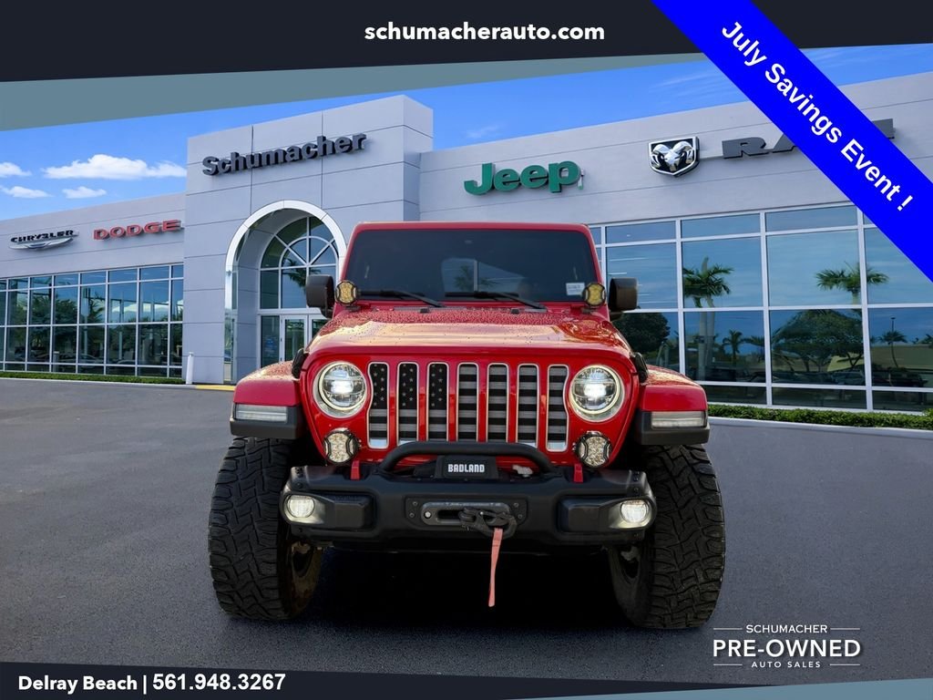 Used 2022 Red Jeep Unlimited Sahara image 2