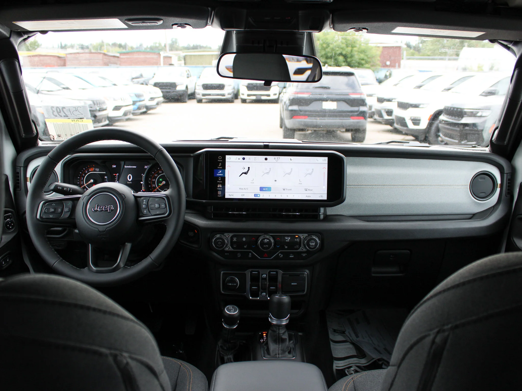 Used 2025 White Jeep Sport S* 4 Door 4x4, Safety Group, Remote Start, Heated Seats, Alpine Audio image 12