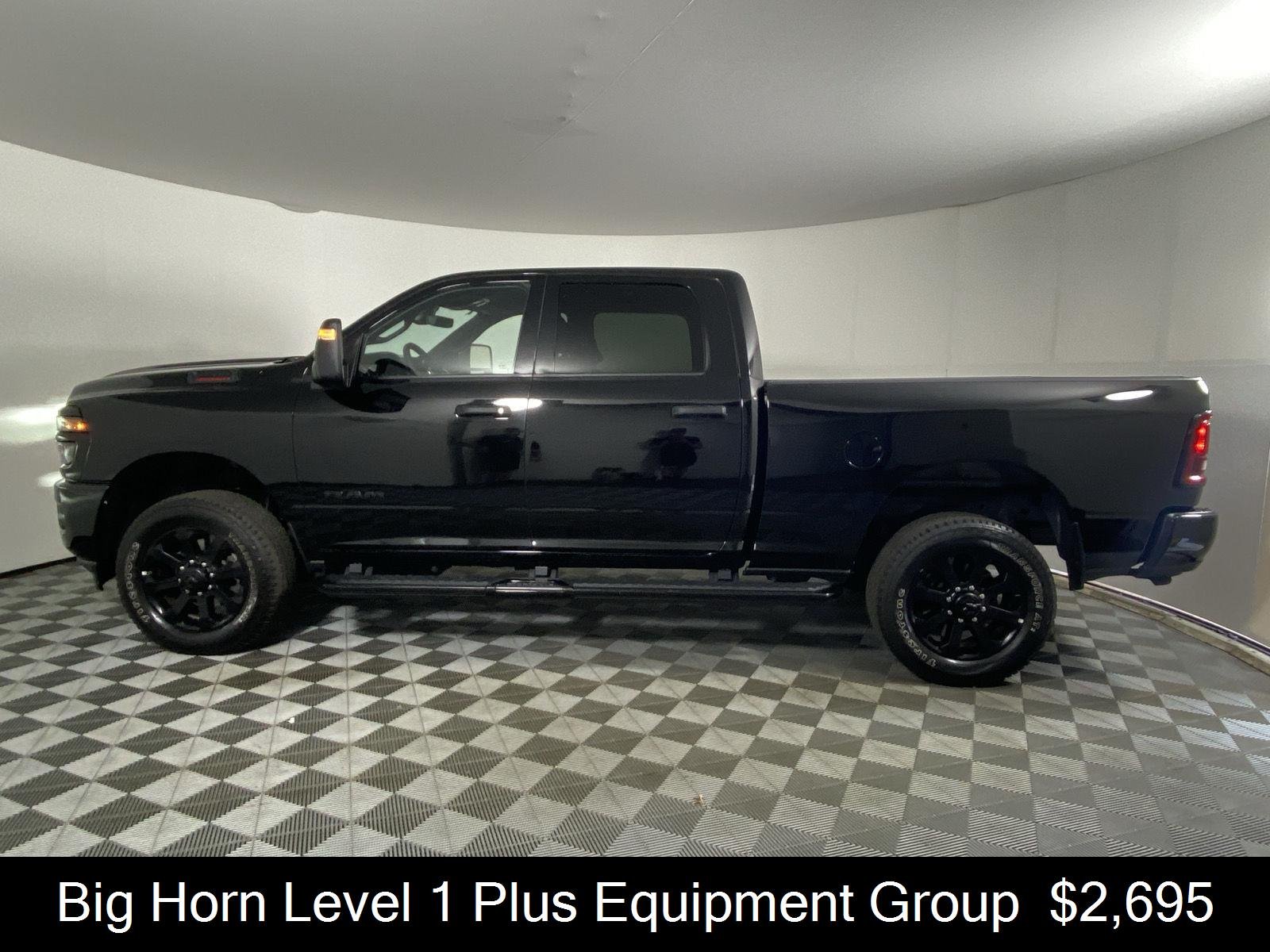 Used 2025 Diamond Black Crystal Pearlcoat Ram Big Horn image 13