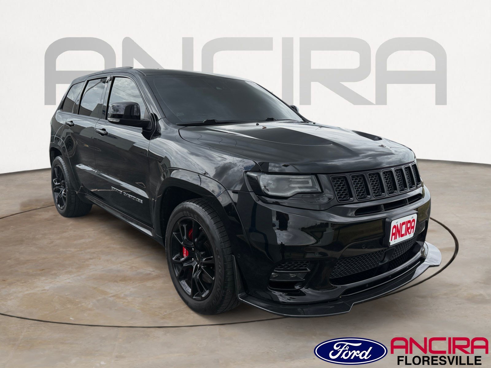 Used 2017 Diamond Black Jeep SRT image 1