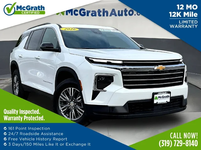 2026 Chevrolet Traverse LT