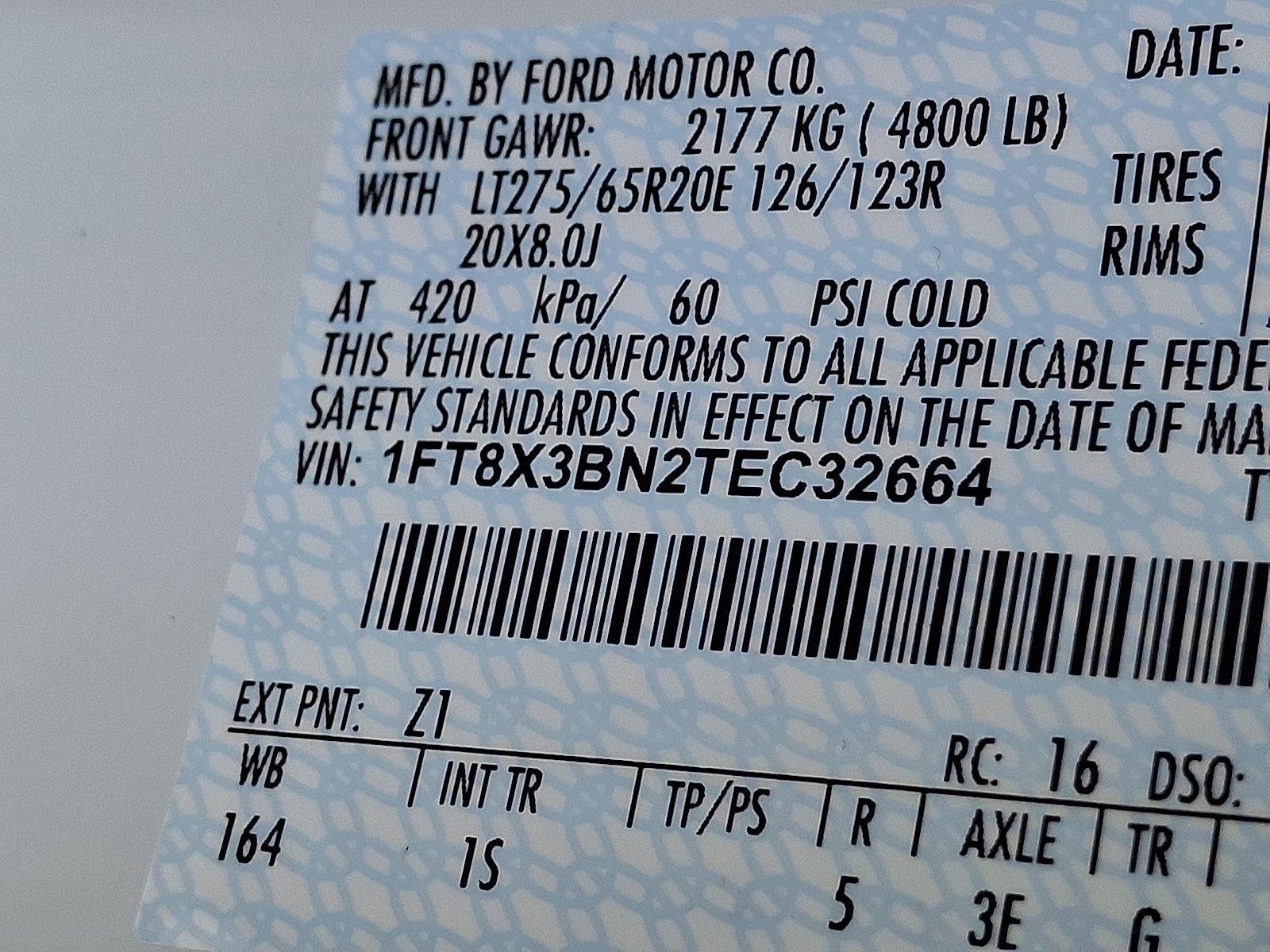 New 2026 Oxford White Ford F-350® XL image 18