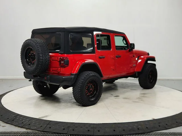 Used 2020 Red Jeep Unlimited Sahara image 8