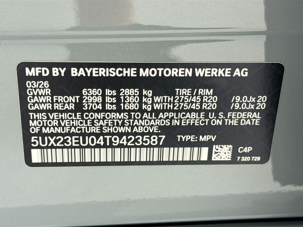 New 2026 Gray Metallic BMW xDrive40i image 34