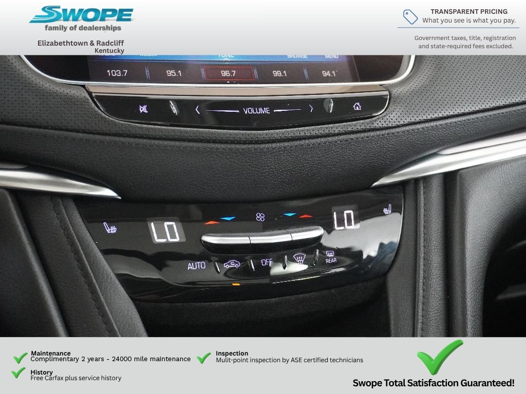 Used 2017 Stellar Black Metallic Cadillac Luxury FWD image 21