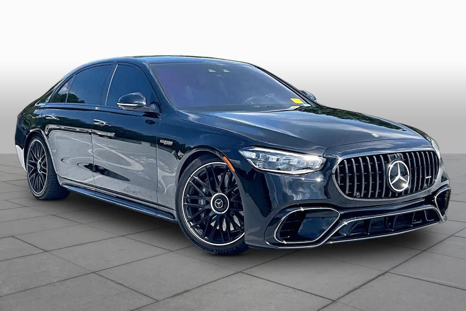 Used 2025 Obsidian Black Metallic Mercedes-Benz AMG® S 63 E image 3
