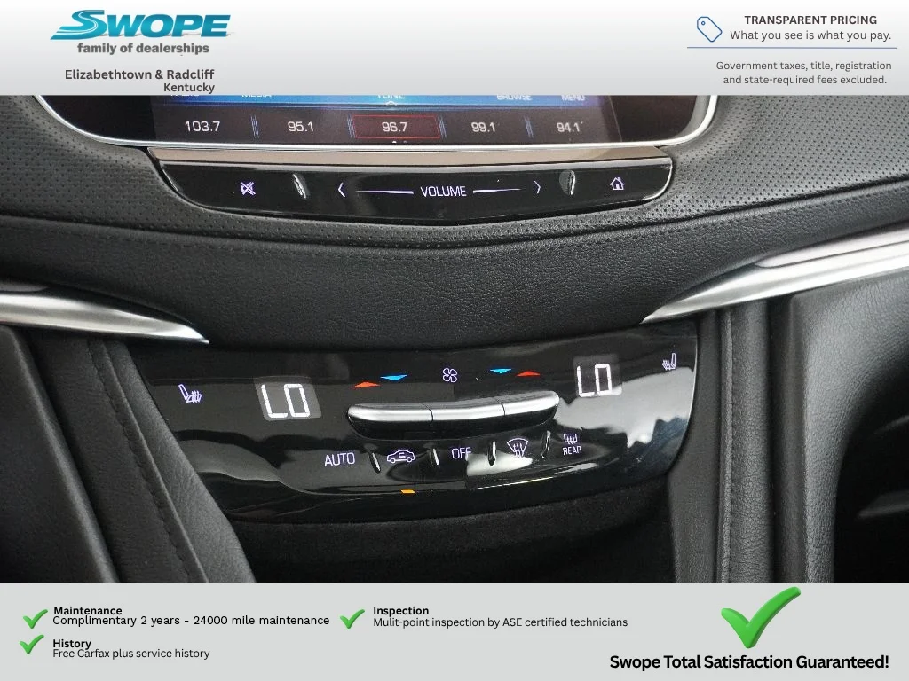 Used 2017 Stellar Black Metallic Cadillac Luxury FWD image 21