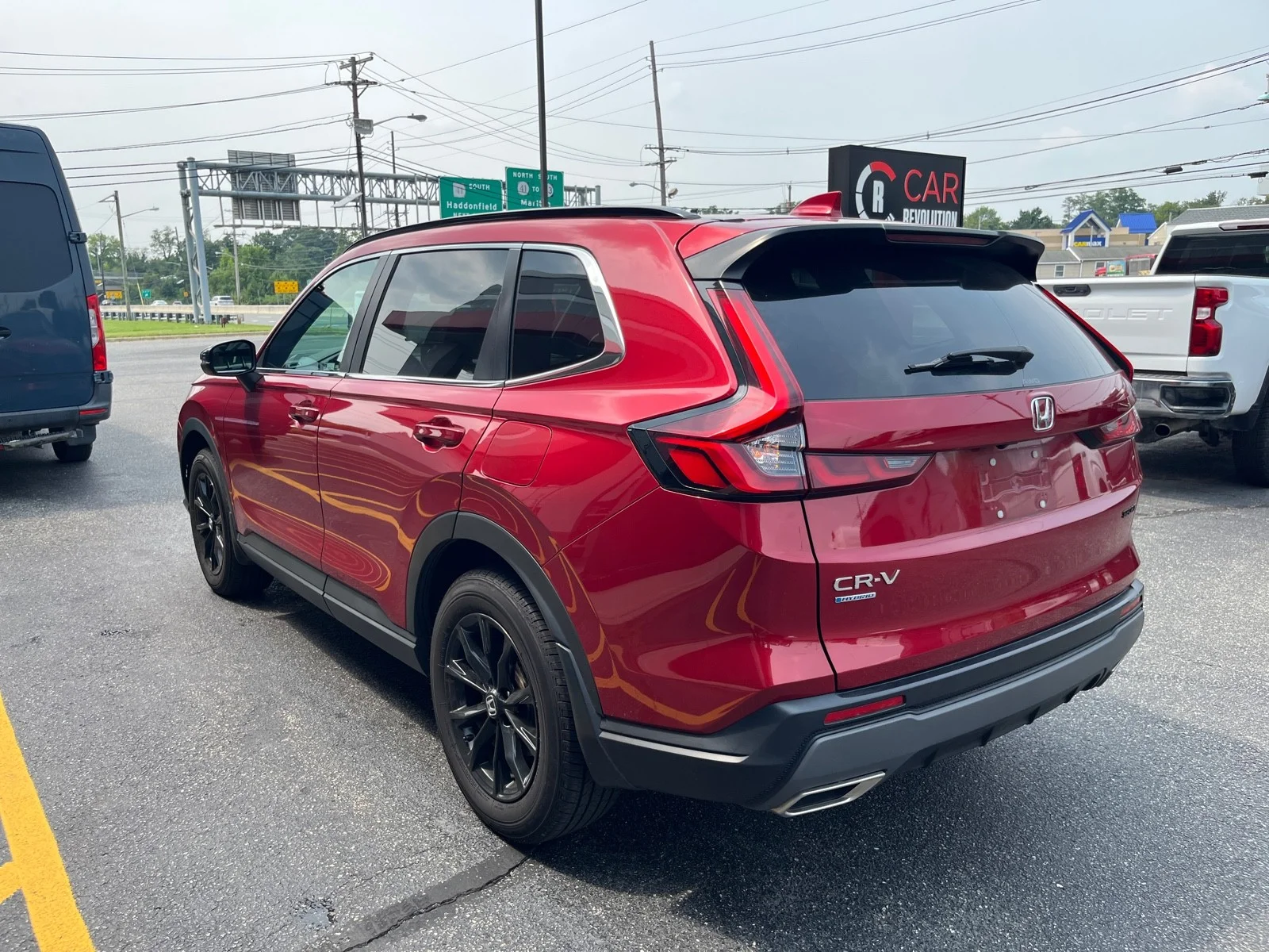 Used 2023 Radiant Red Metallic Honda Sport AWD image 4