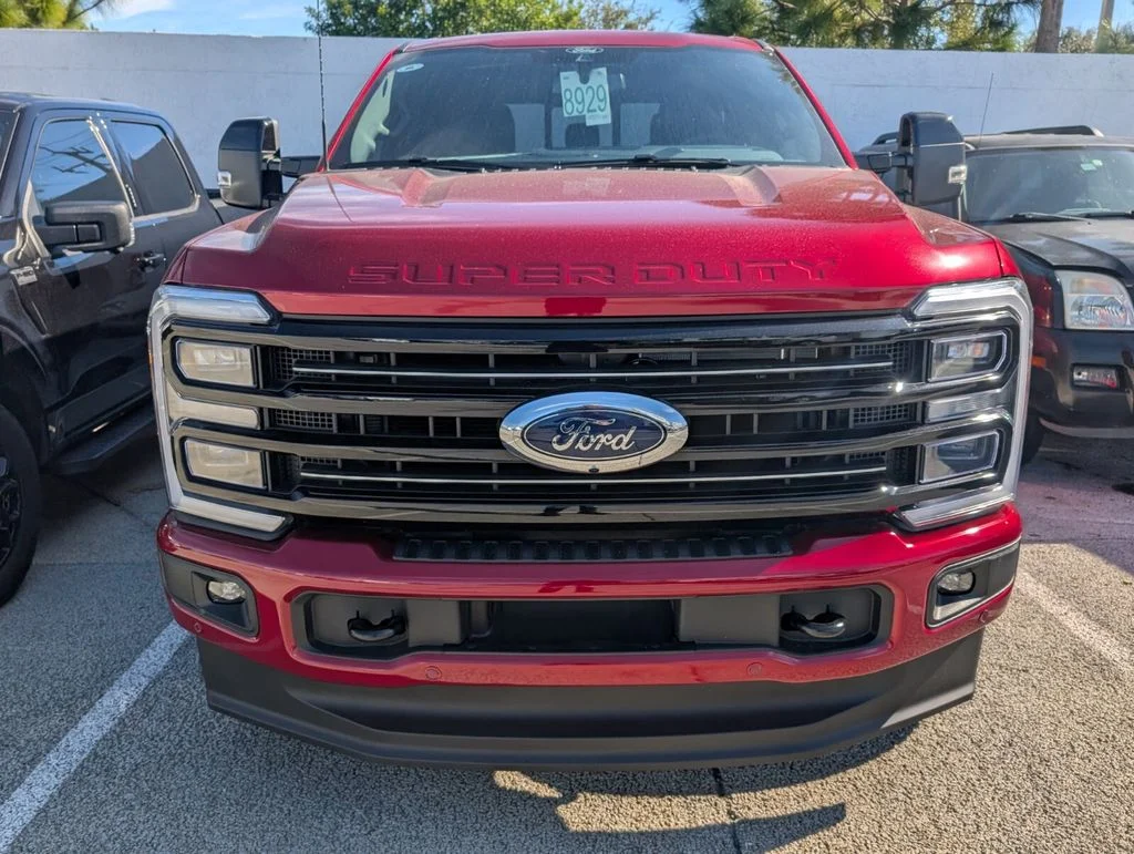 New 2026 Ruby Red Metallic Tinted Clearcoat Ford F-350® Platinum® image 2
