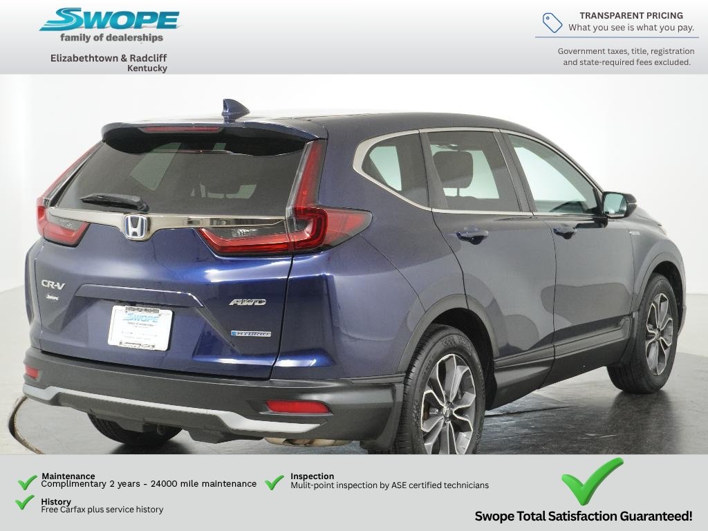 Used 2022 Obsidian Blue Pearl Honda EX image 3