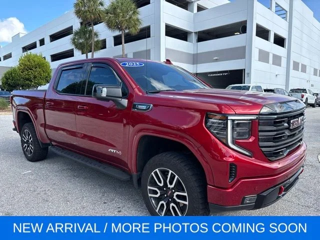 Used 2025 Red GMC AT4 image 1