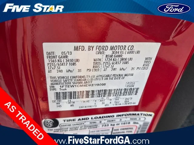 Used 2013 Red Ford XLT image 18