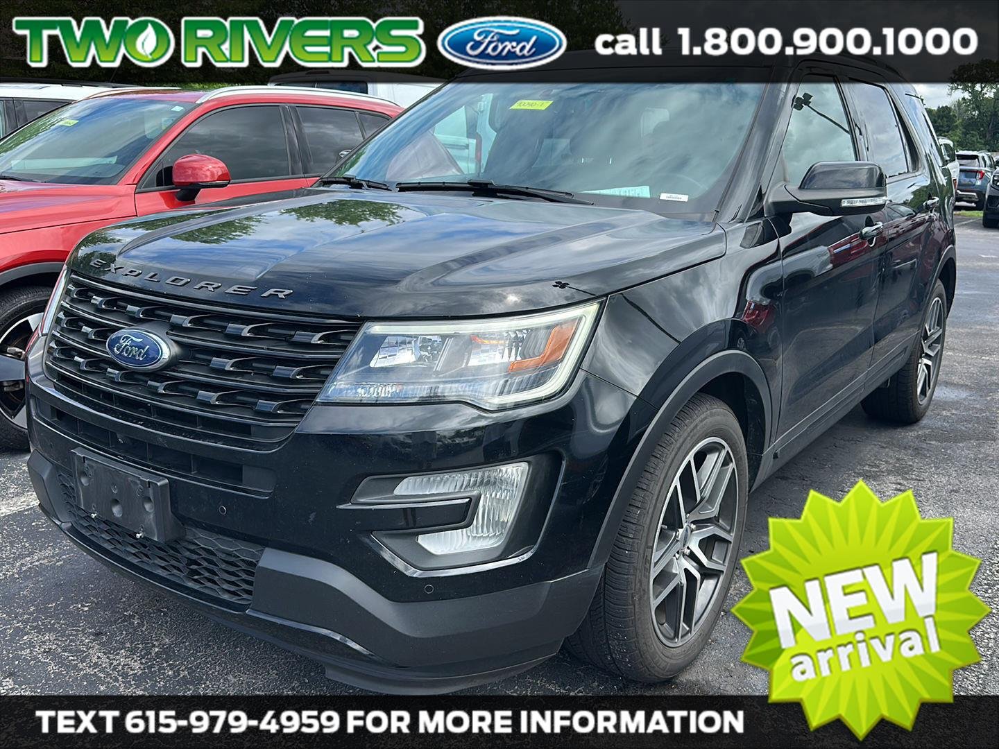 Used 2017 Shadow Black Ford Sport image 1