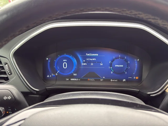 Used 2021 Blue Ford Titanium image 23