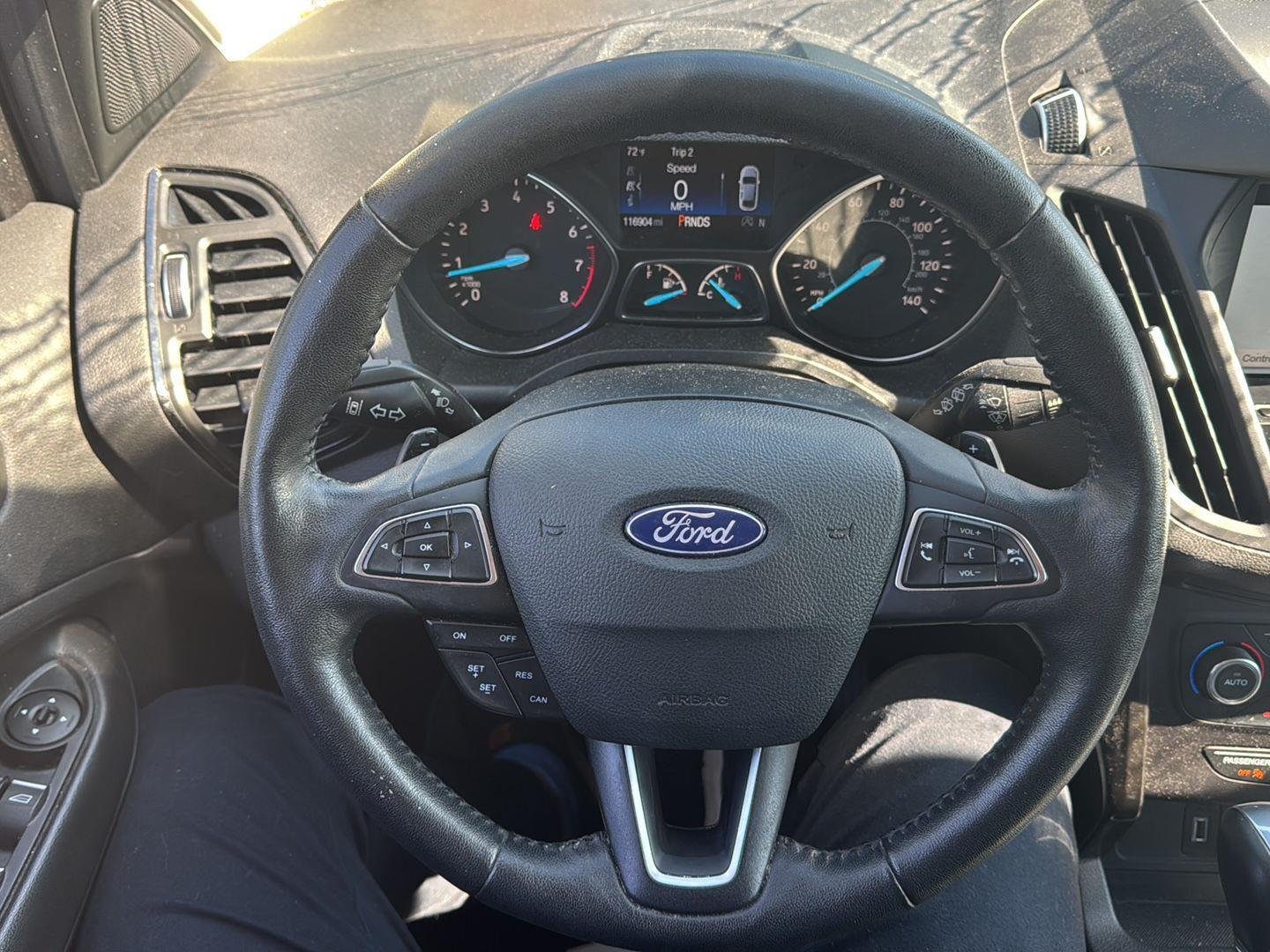 Used 2017 White Platinum Metallic Tri-Coat Ford Titanium image 10