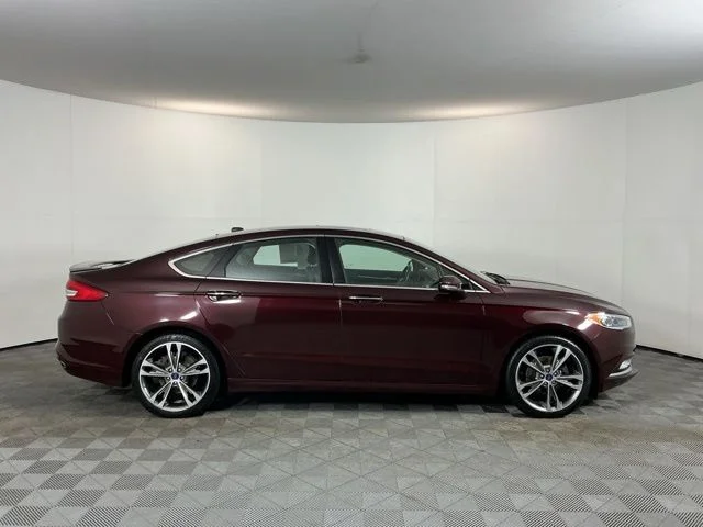 Used 2017 Burgundy Velvet Metallic Tinted Clearcoat Ford Titanium image 4