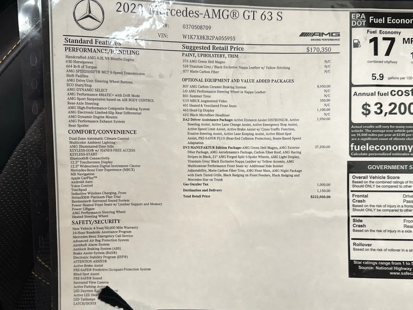 Used 2023 AMG green hell magno Mercedes-Benz AMG® GT 63 S image 41
