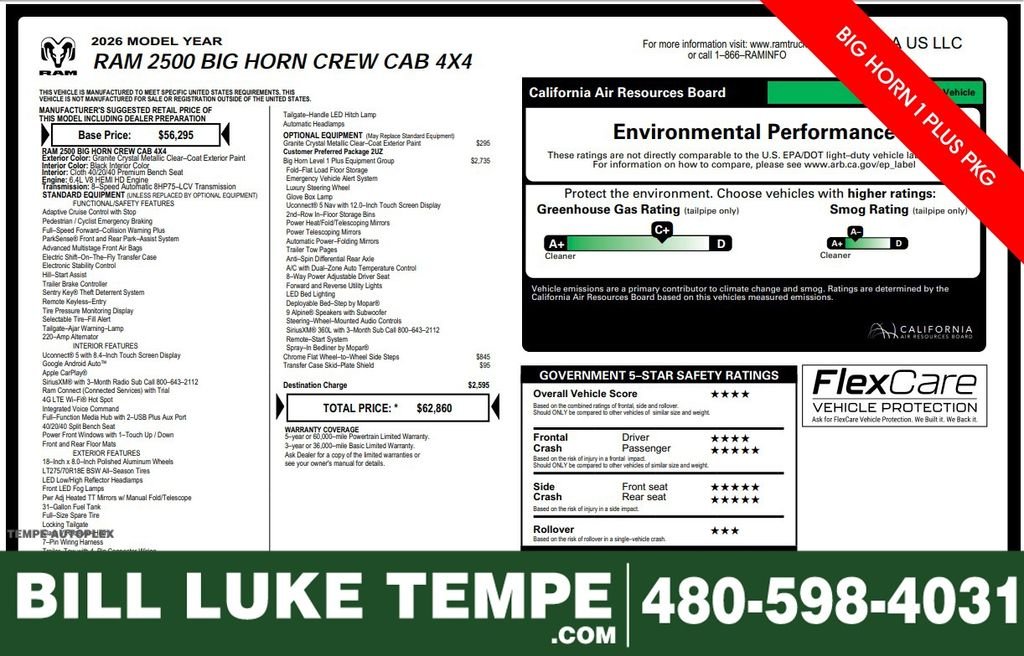 2026 RAM 2500's photo