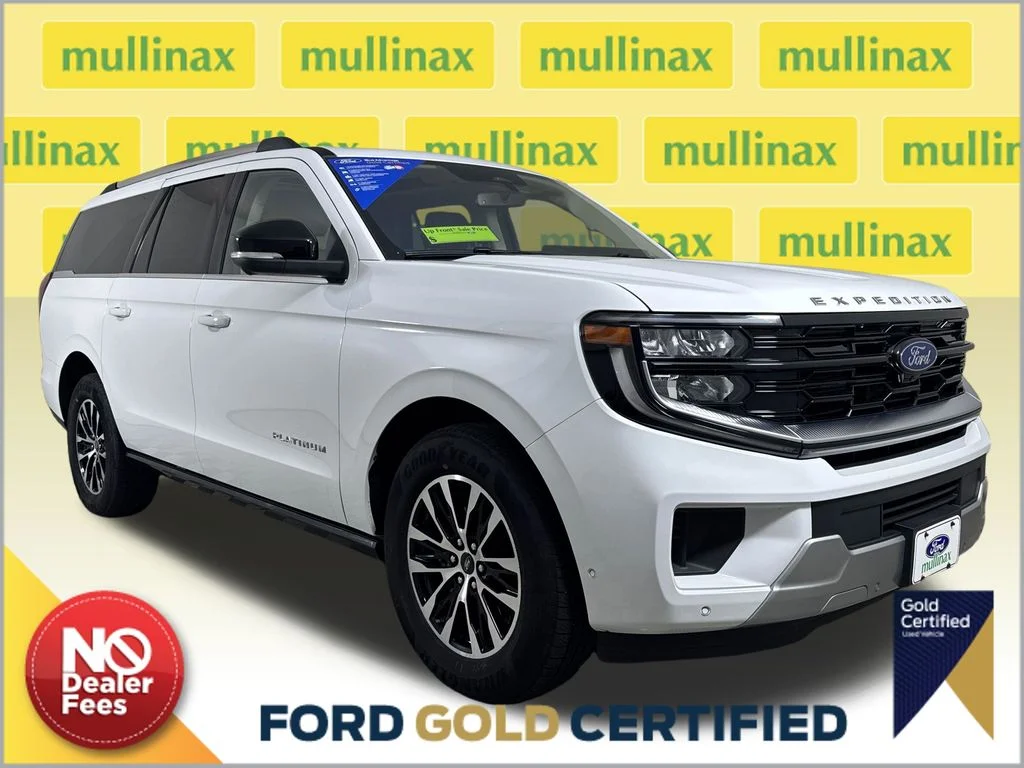 Certified Used 2025 White Ford Platinum image 1