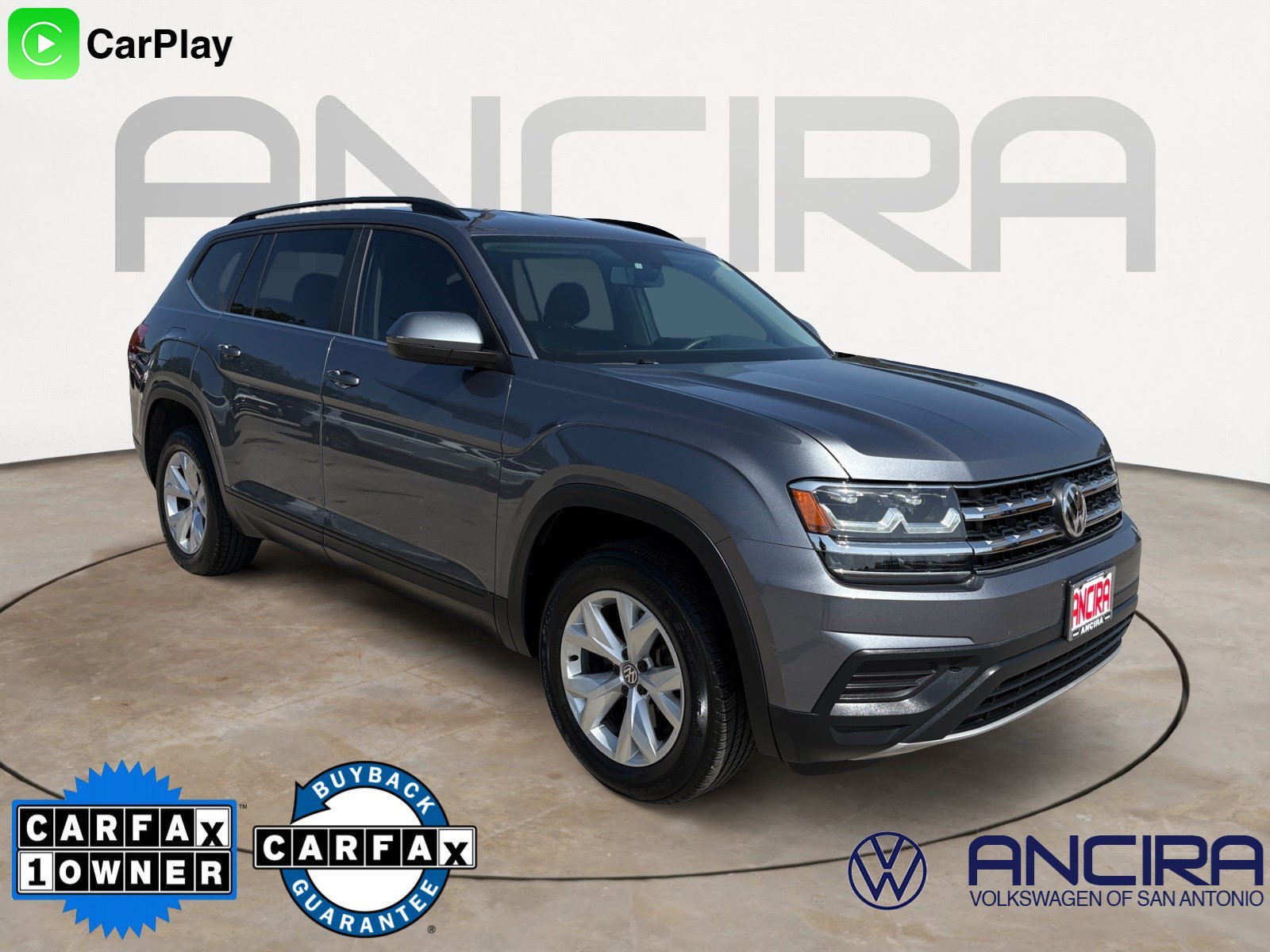 Used 2020 Platinum Gray Metallic Volkswagen 2.0T S image 1