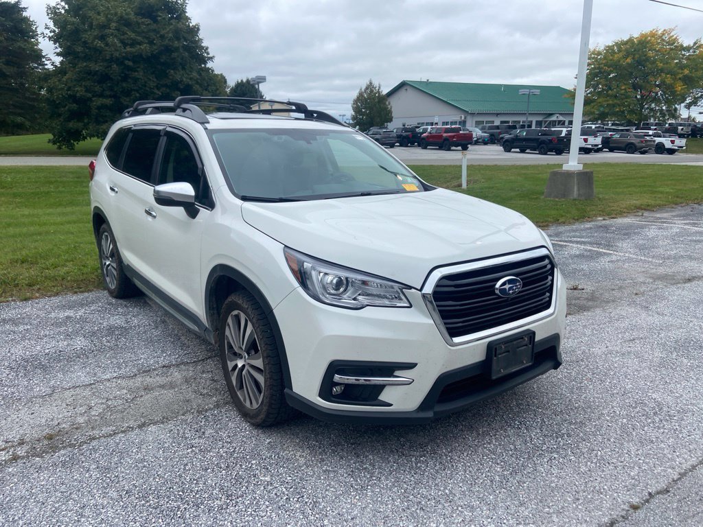 Used 2021 Crystal White Pearl Subaru Touring image 1
