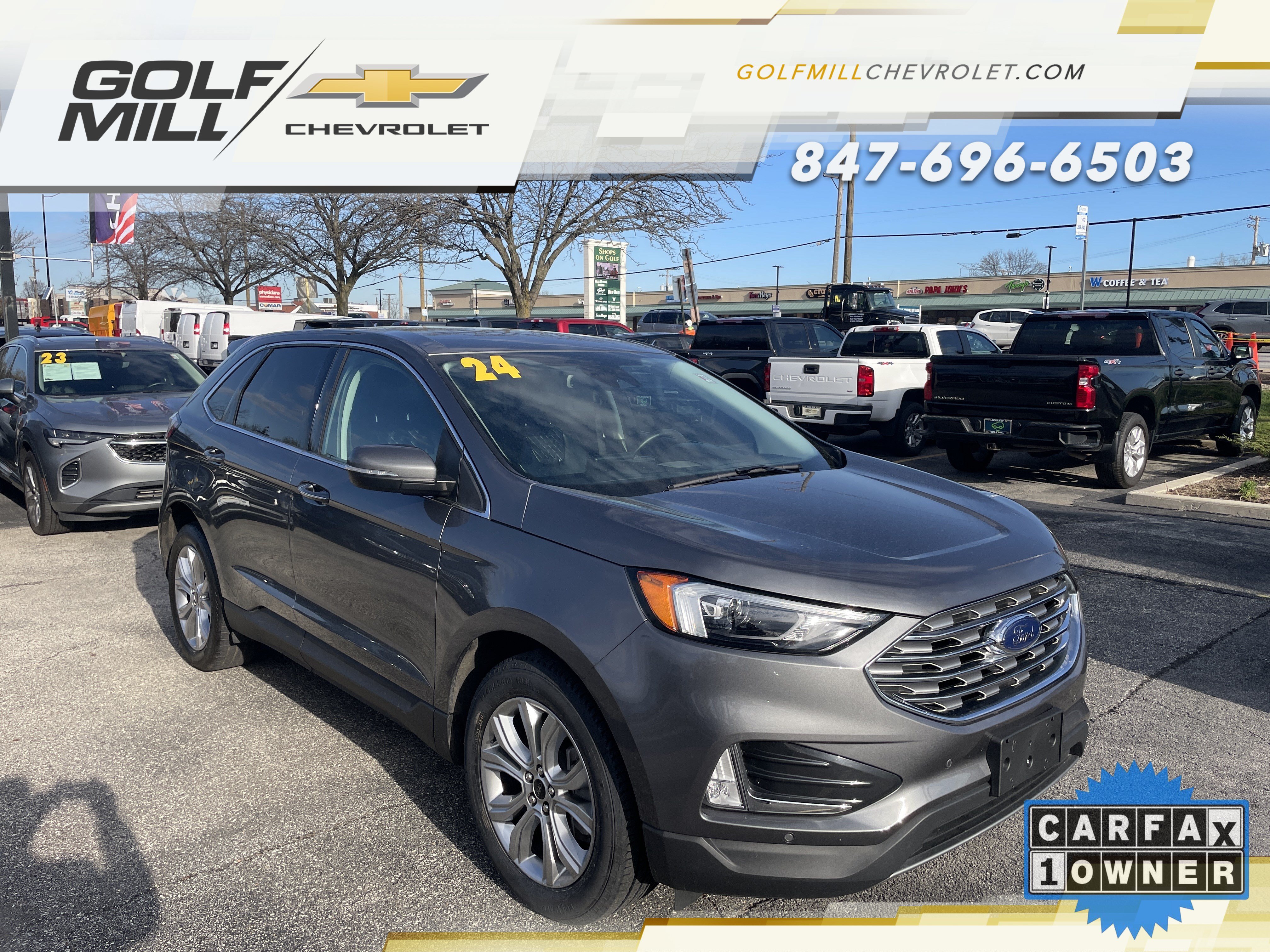 Used 2024 Gray Ford Titanium image 5